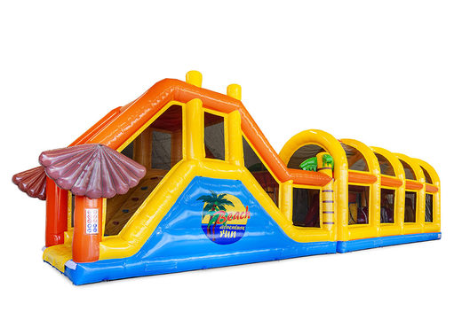 Order an inflatable beach adventure run for both young and old. Buy inflatable obstacle courses online now at JB Inflatables America