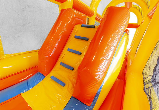 Order custom made inflatable beach adventure run for both young and old. Buy inflatable obstacle courses online now at JB Promotions America