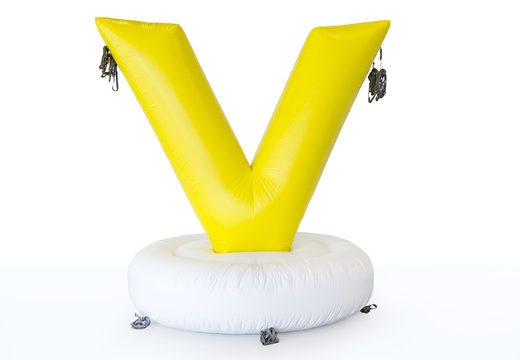 Buy a blow-up promotionals in the form of Letter V. Order now 3D inflatables online at JB Inflatables America
