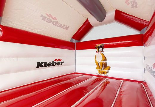 Buy an custom inflatable Kleber a Frame bouncer at JB Inflatables America. Request a free design for inflatable bouncy castles in your own corporate identity