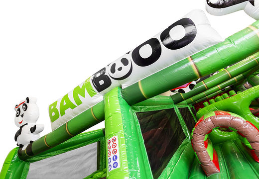 Order inflatable Bambooo obstacle course for both young and old. Buy inflatable obstacle courses online now at JB Promotions America