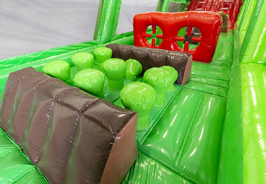 Buy inflatable Bambooo obstacle course for both young and old. Order inflatable obstacle courses online now at JB Promotions America
