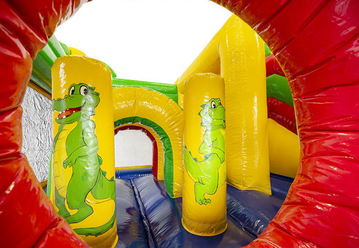 Buy promotional custom safari multiplay bounce house. Order now inflatable advertising bounce houses in your own corporate identity at JB inflatables America