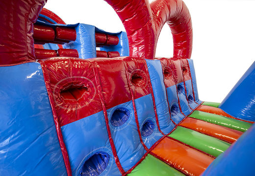 Mega inflatable party home obstacle course for both young and old. Buy inflatable obstacle courses online now at JB Promotions America