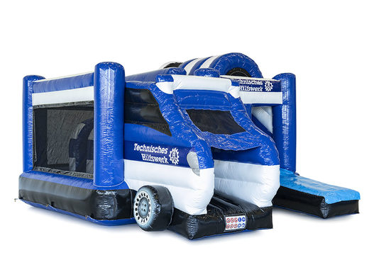 Order custom Technisches Hilfswerk multiplay inflatable in your own corporate identity at JB Inflatables America. Promotional inflatables in all shapes and sizes at JB Promotions America
