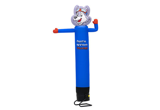 Order custom made Prato Nevoso village waving skyman inflatable skytubes at JB Inflatables America. Request a free design for an inflatable tube in your own corporate identity now