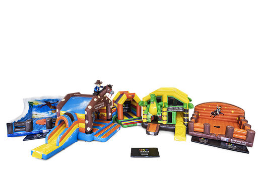 Custom Jumpss bounce houses in different models for sale, ideal for various events. Order custom made bounce houses at JB Promotions America