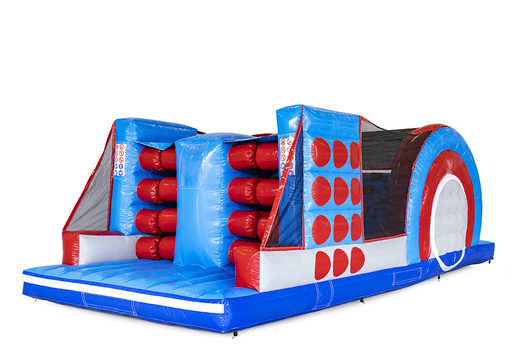 Order inflatable 40-piece mega Big Roll assault course for children. Buy inflatable obstacle courses online now at JB Inflatables America