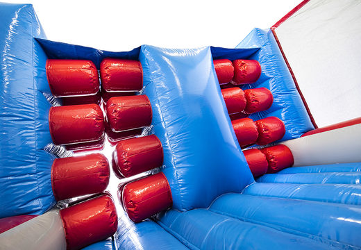 Buy an inflatable 40-piece giga modular Big Roll obstacle course for children. Order inflatable obstacle courses online now at JB Inflatables America