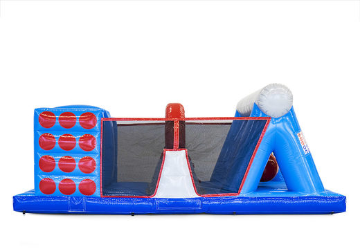 Buy an inflatable 40-piece giga modular Way Out obstacle course for children. Order inflatable obstacle courses online now at JB Inflatables America