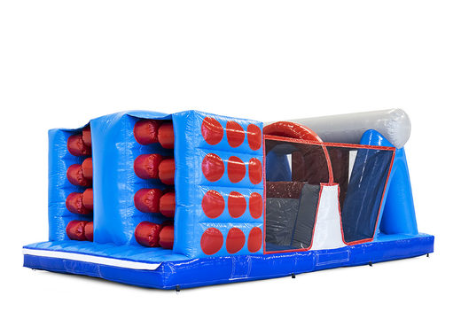 Buy a mega inflatable 40-piece giga modular Way Out assault course for children. Order inflatable obstacle courses online now at JB Inflatables America