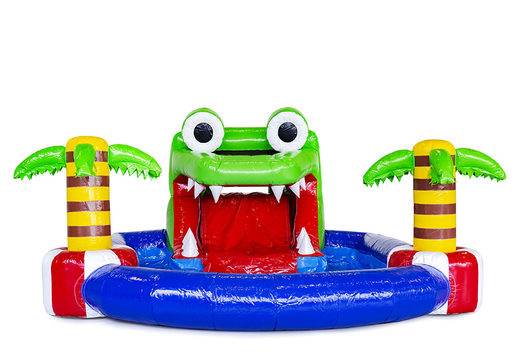 Order multifunctional mini park crocodile bouncer for children. Buy bouncers online at JB Inflatables America 
