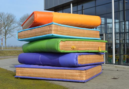 Large Inflatable Book Week Books Pile Product Expansion For Sale. Order inflatable 3D objects now online at JB Inflatables America