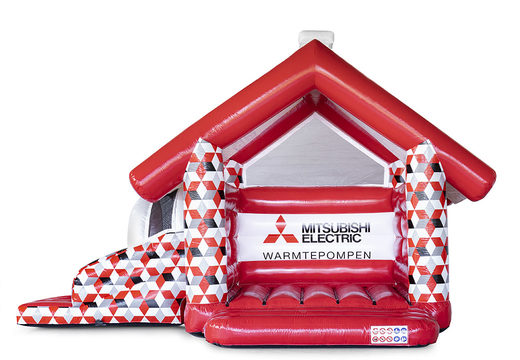 Buy promotional custom Mitsubishi Multifun bounce houses. Order now inflatable advertising bounce houses in your own corporate identity at JB Inflatables America