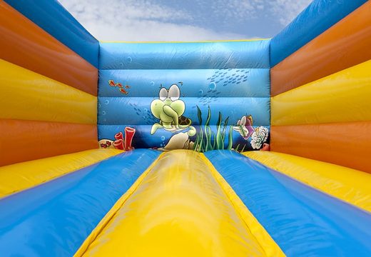 Mini open bounce house with seaworld theme to buy. Visit JB Inflatables America online