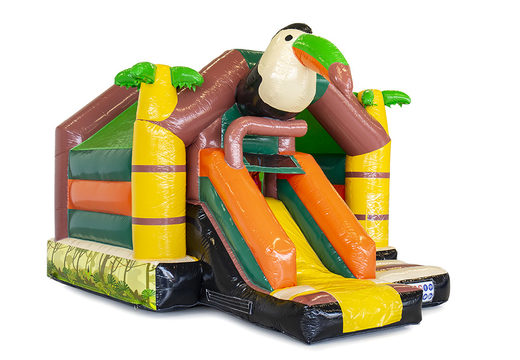 Buy inflatable slide combo amazone-themed bounce house for children. Inflatable bounce houses with slide for sale at JB Inflatables America