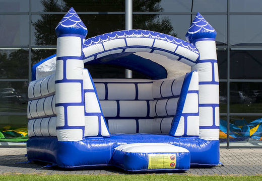 Mini inflatable bounce house in castle theme with roof for sale. Buy bounce houses at JB Inflatables America online