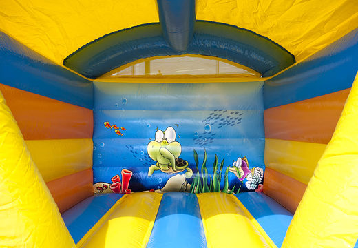 Mini-roofed seaworld-themed bounce house for kids for sale. Buy bounce houses online at JB Inflatables America