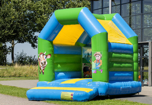 Midi farm themed bounce house for kids for sale. Buy bounce houses at JB Inflatables America online