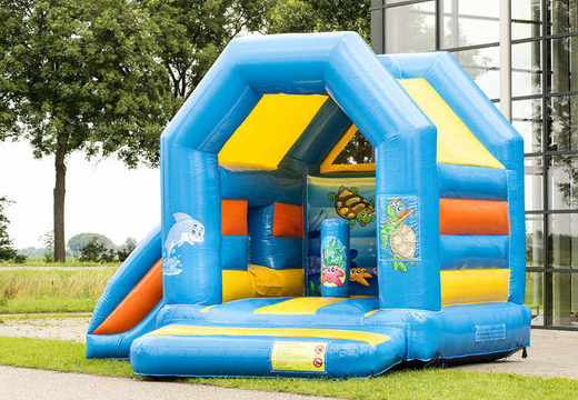 Midi multifun bounce house for commercial use in seaworld theme to purchase for kids. Bounce houses are for sale at JB Inflatables America online