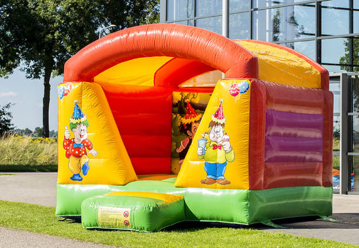 Mini-roofed bounce house in party theme for kids to buy. Order bounce houses now at JB Inflatables America online