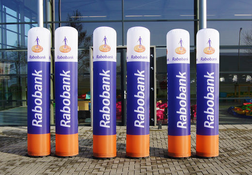 Buy large inflatable Rabobank pillars. Order your inflatable columns now online at JB Inflatables America 