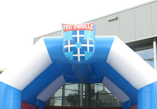 Order custom inflatable PEC Zwolle - A-frame inflatable bouncer online at JB Promotions America; specialist in inflatable promotional items such as custom bouncers