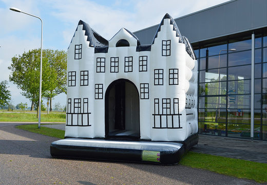 Order custom Castle Staverden Bounce houses in your own corporate identity style at JB Inflatables America. Promotional bounce houses in all shapes and sizes made at JB Promotions 