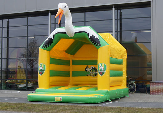 Order inflatable ADO Den Haag - A-Frame custom bounce house online at JB Promotions America; specialist in inflatable advertising items such as custom bounce houses