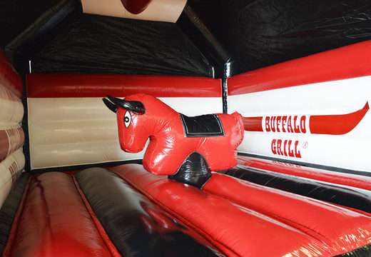 Personalized Buffalo Grill Bounce houses for various events for sale at JB Inflatables America. Buy custom inflatable promotional bouncers online from JB Inflatables America now 