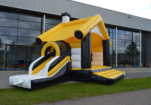 Order now custom General Shrine Carpentry Multifun House bounce houses at JB Promotions America. Custom inflatable promotional bouncers in different shapes and sizes for sale