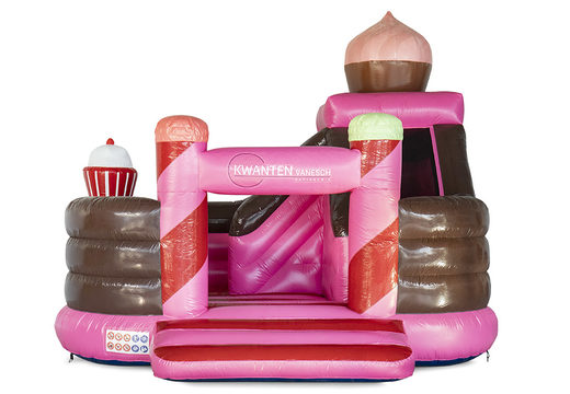 Order custom Kwanten van Esch Funcity Pastry bouncer in your own corporate identity at JB Inflatables America. Promotional inflatables in all shapes and sizes made at JB Promotions