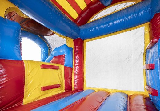 Personalized Aniko Jumpy Rollercoaster bounce houses made at JB Promotions America. Order promotional inflatables in all shapes and sizes online now at JB Inflatables America