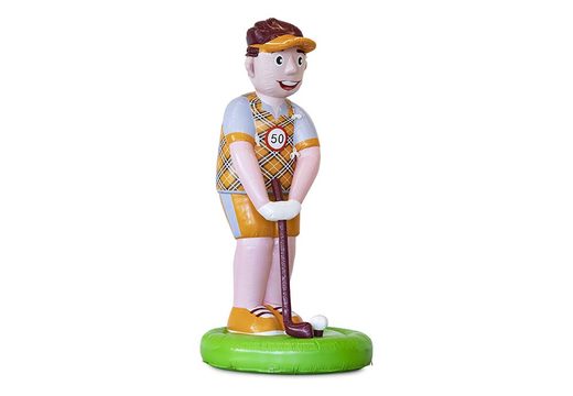 Buy inflatable Abraham Golfer product enlargement. Order your inflatable product enlargements online at JB Inflatables America