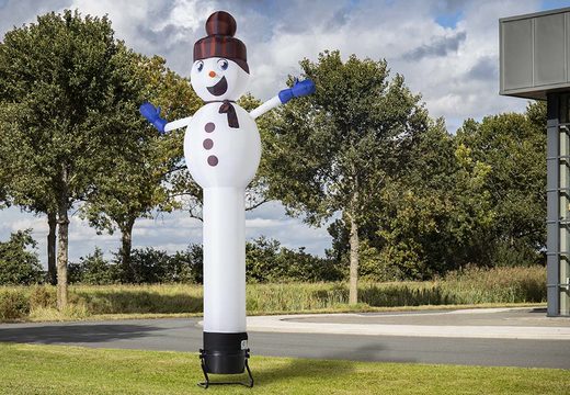 Order the 6m high inflatable skydancer snowman now online at JB Inflatables America. Buy standard inflatable tubes for every event