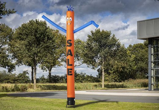 Order the 6m high inflatable skydancer sale online now in an orange color at JB Inflatables. Buy standard inflatables tubes for every event