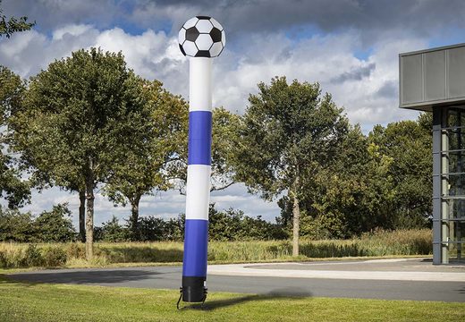 Buy the skydancers with 3d ball of 6m high in blue and white online at JB Inflatables America. Order this skydancer directly from our stock