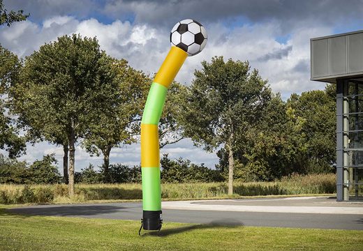 Buy the skydancer with 3d ball of 6m high in yellow green online now at JB Inflatables America. Order this skydancer directly from our stock
