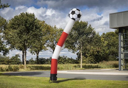 Buy the skytube 3d ball of 6m high in red and white online at JB Inflatables America. Order this sky dancer directly from our stock