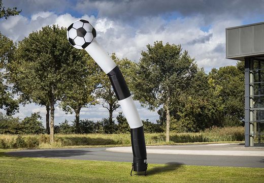 Buy the skydancers with 3d ball of 6m high in black and white online at JB Inflatables America. Order this sky dancer directly from our stock