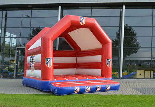 Buy custom Atletico Madrid a Frame Bouncer at JB Inflatables America. Promotional inflatables in all shapes and sizes made at JB Promotions America