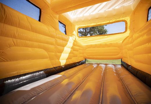 Order online custom inflatable Toyota Land Cruiser Autobedrijf van der Linde bounce houses in your own corporate identity at JB Promotions America; specialist in inflatable advertising items such as custom bounce houses