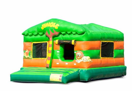 Buy inflatable play fun indoor ball pit bounce house in jungle theme for children. Order bounce houses online at JB Inflatables America 