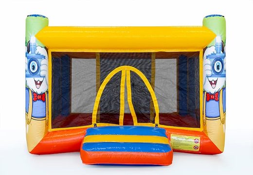 Order a covered square ball pit bounce house for kids. Buy bounce houses online at JB Inflatables America 