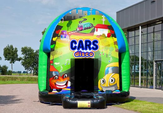 Buy multi-themed 3,5m bounce house Cars themed for kids. Order Inflatable bounce houses at JB Inflatables America