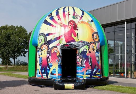 Buy multi-themed 3,5m bounce house in Club Party theme for kids. Order Inflatable bounce houses at JB Inflatables America
