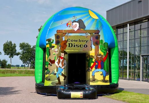 Order multi-themed 3,5m bounce house in Cowboy theme for kids. Buy inflatable bounce houses at JB Inflatables America