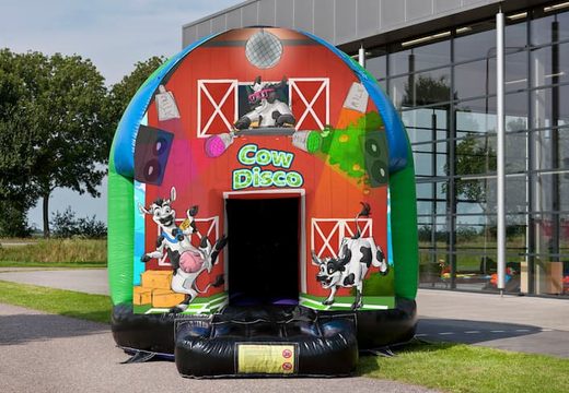 Buy multi-themed 3,5m bounce house Cow themed for children. Order Inflatable bounce houses at JB Inflatables America