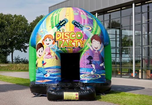 Order disco multi-themed 4,5m bouncy castle in Kids party theme for children. Buy inflatable bouncy castles at JB Inflatables America