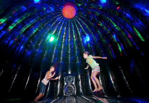 Standard 4m disco-themed bouncy castle to order for kids. Buy inflatable dome-shaped bouncy castles online at JB Inflatables America